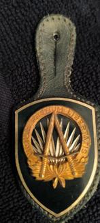 Shape Ex Gendarmerie bedeltje, Ophalen of Verzenden, Rijkswacht, Embleem of Badge