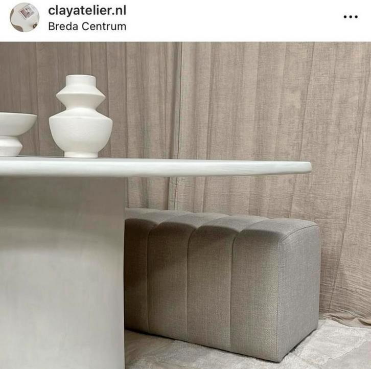 Beton ciré eettafels, Huis en Inrichting, Tafels | Eettafels, Nieuw, Overige vormen, Overige materialen, Ophalen