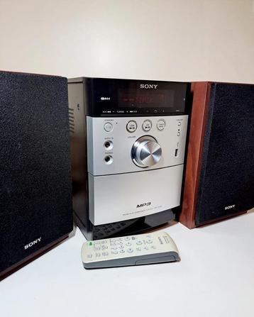 Mini chaîne Hi-fi Sony, CD, TUNER, K7, USB.