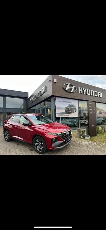 Hyundai Tucson PHEV N-Line 34.000 Km, Autos, Rouge, Cuir et Alcantara, Euro 6, Entreprise