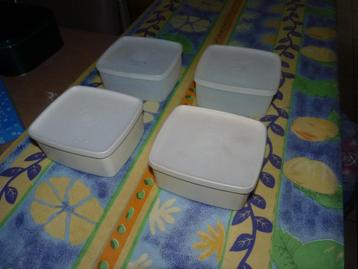 4x tupperware diepvries doosjes 400 ML, Envoi, Utilisé, Autres types