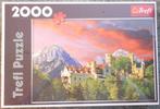 trefl puzzel 2000 stukjes the hohenschwangau kasteel, Hobby & Loisirs créatifs, Enlèvement ou Envoi, Neuf