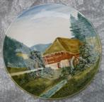 bord Barbotine, Antiek en Kunst, Antiek | Keramiek en Aardewerk, Ophalen of Verzenden