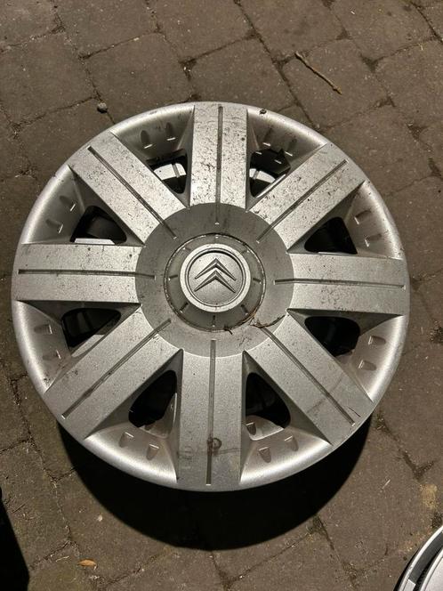4 wieldoppen Citroën C2 C3 berlingo 15", Auto diversen, Wieldoppen, Gebruikt, Ophalen of Verzenden
