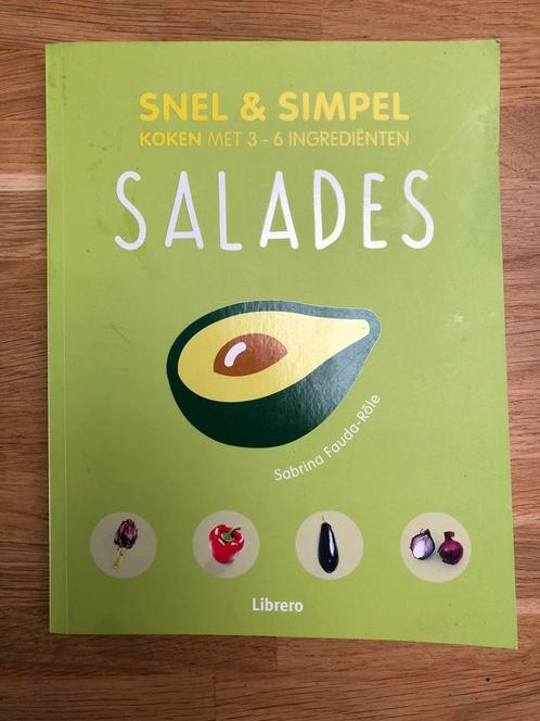 kookboek Salades Snel & Simpel koken met 3 - 6 ingrediënten, Boeken, Kookboeken, Gelezen, Overige typen, Overige gebieden, Ophalen of Verzenden