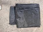 Polyester zwarte stof/doek 6.7m x 3.4 m, Hobby & Loisirs créatifs, Tissus & Chiffons, Noir, Polyester, Utilisé, Enlèvement ou Envoi