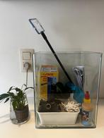 Aquarium met toebehoren, Dieren en Toebehoren, Vissen | Aquaria en Toebehoren, Ophalen, Gebruikt, Leeg aquarium