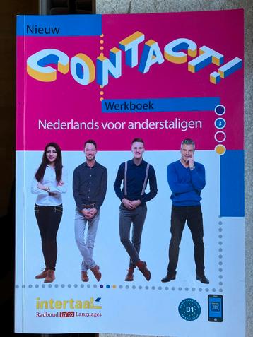 Cours de néerlandais, niveau B1: CONTACT! Werkboek, Enlèvement ou Envoi, Autres niveaux, Comme neuf, Collectif