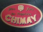 Metaal Reclamebord - Chimay -, Verzamelen, Ophalen of Verzenden, Gebruikt, Reclamebord, Plaat of Schild, Overige merken