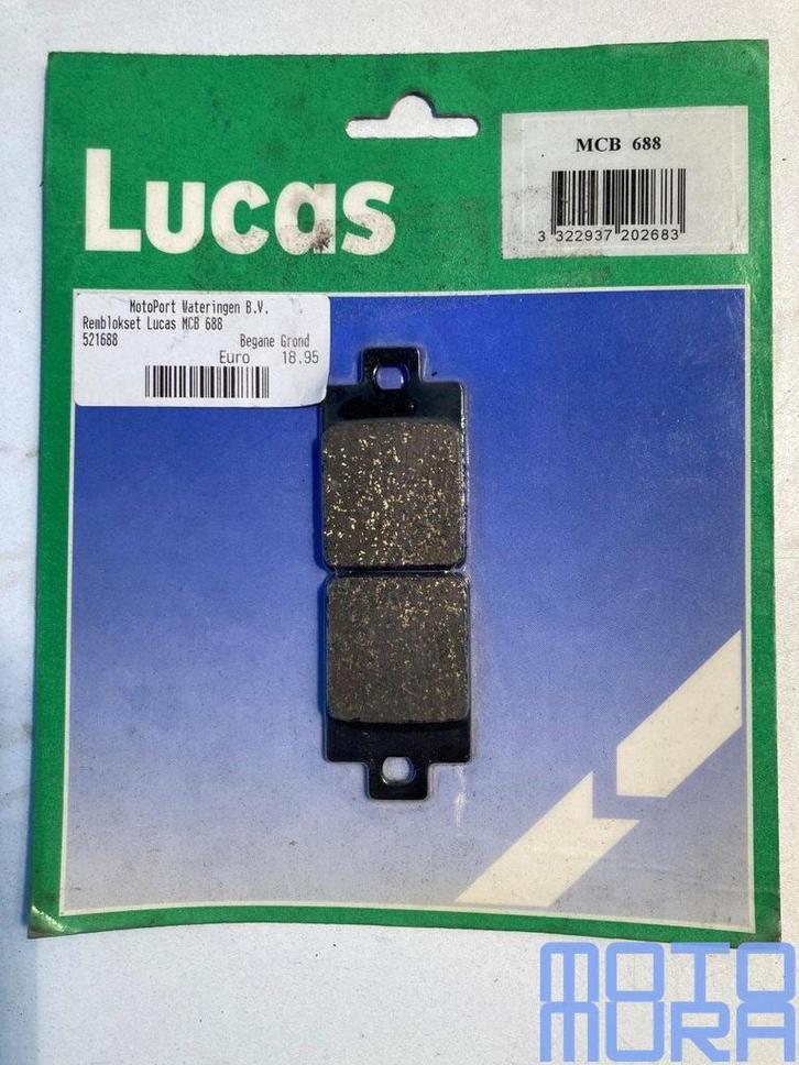 TRW MCB688 remblokken set Gilera Runner 50 Typhon 125 remblo, Motoren, Onderdelen | Overige, Nieuw, Ophalen of Verzenden