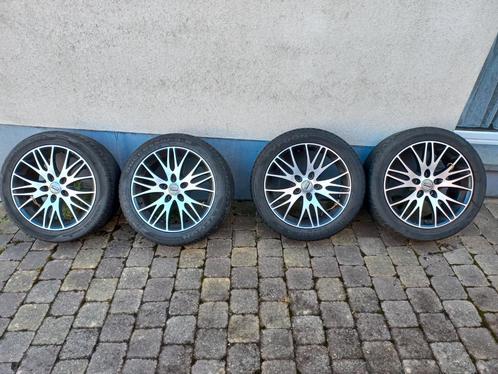 17 inch CMS c8 velgen met zomerbanden 235/45 17, Auto-onderdelen, Banden en Velgen, Velg(en), Zomerbanden, 17 inch, 235 mm, Personenwagen