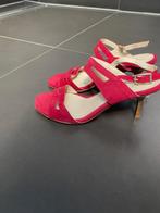 Voltan sandalen van leer en rood suède - maat 36,5, Kleding | Dames, Schoenen, Ophalen, Autre, Nieuw, Sandalen of Muiltjes