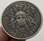 Piraten Skelet Echte Munt - piraat coin, Verzamelen, Verzenden, Nieuw