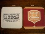 Chimay:  sous-bock avec dos imprimé, Collections, Enlèvement ou Envoi, Neuf, Sous-bock