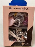 DIY sieraden box  NIEUW ongeopend doosje roze en zilver tint, Autres types, Enlèvement ou Envoi, Neuf