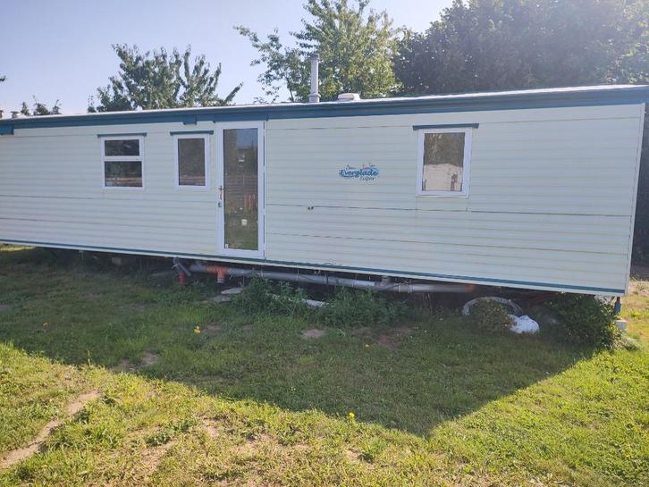 Instapklaar Atlas Everglade Super – 11m x 4m –Bouwjaar 2013, Caravans en Kamperen, Stacaravans, tot en met 2, Ophalen