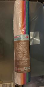 Papier crépon, Ophalen, Nieuw