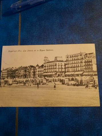 PK Heyst sur mer Les hôtels et la digue centrale, Enlèvement ou Envoi, Avant 1920, Affranchie, Flandre Occidentale