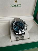 Rolex Daytona blauwe wijzerplaat, Ophalen, Zo goed als nieuw, Rolex