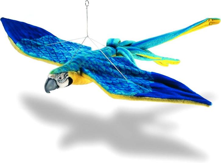 Peluche de Collection Hansa-Ara à suspendre-Rare, Collections, Collections Animaux, Comme neuf, Autres types, Oiseaux, Enlèvement ou Envoi