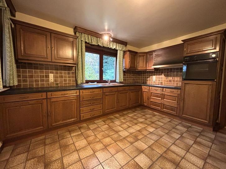 Volledige Eiken keuken, Huis en Inrichting, Keuken | Complete keukens, Gebruikt, Bruin, Overige materialen, Ophalen