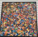 Huile sur toile abstrait signe Daniel van den broeck, Enlèvement ou Envoi