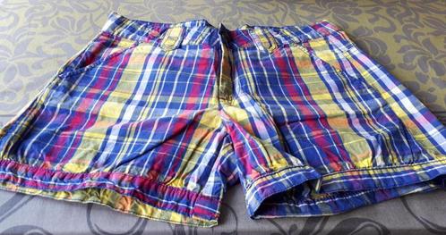 Short - meisjes - ruit blauw/geel - 164 - One by One, Kinderen en Baby's, Kinderkleding | Maat 164, Zo goed als nieuw, Meisje