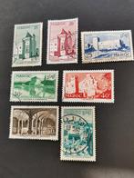 Marokko 1955 - Casablanca, Safi, Marrakech,  Tafraout ..., Ophalen of Verzenden, Marokko, Gestempeld