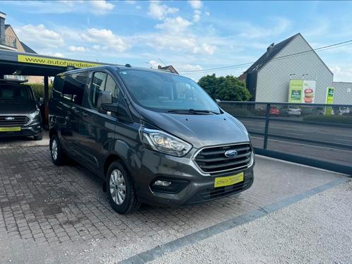 FORD TRANSIT CUSTOM * LIMITED * DUB CAB * 6 ZIT * 26860+BTW, Auto's, Bestelwagens en Lichte vracht, Bedrijf, Te koop, ABS, Achteruitrijcamera