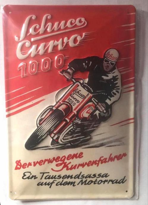Panneau d'affichage en étain à moteur Schuco Curvo neuf, Collections, Marques & Objets publicitaires, Comme neuf, Panneau publicitaire