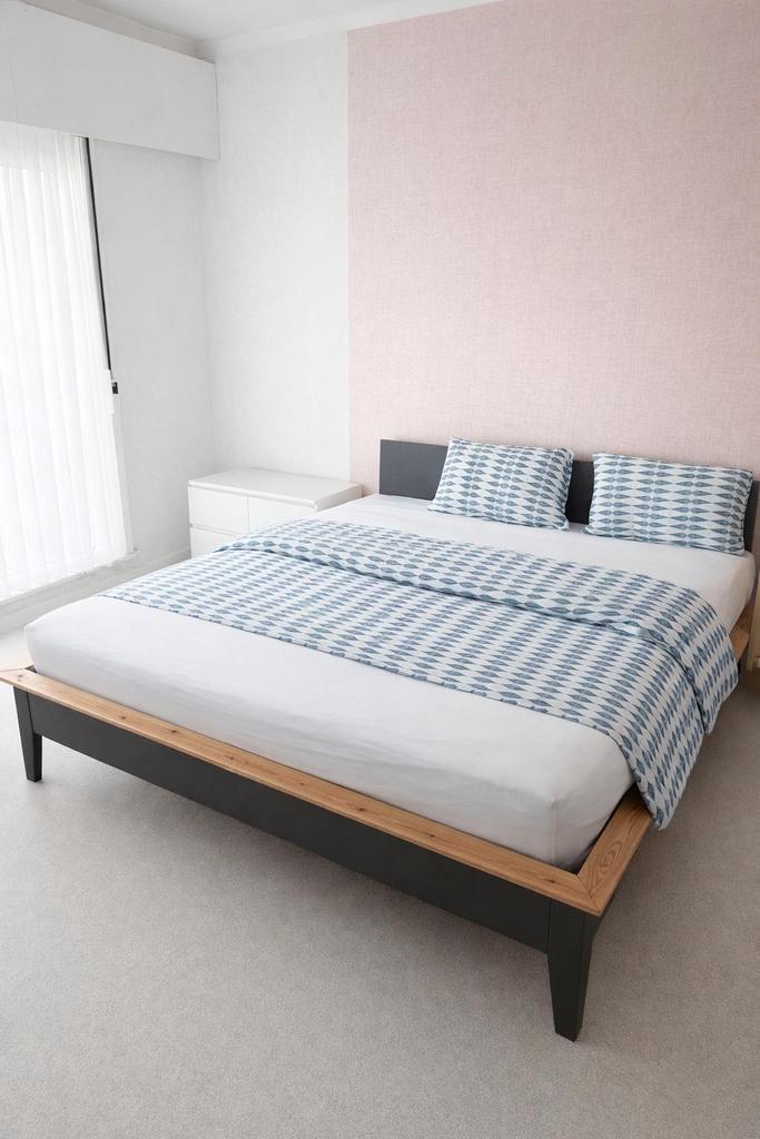 IKEA NORNÄS Bed (180x200) + LÖNSET + HÖVAG, Maison & Meubles, Chambre à coucher | Lits, Comme neuf, Enlèvement