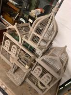 Cage à oiseaux de la villa, Enlèvement ou Envoi, Utilisé, Bois, Cage à oiseaux