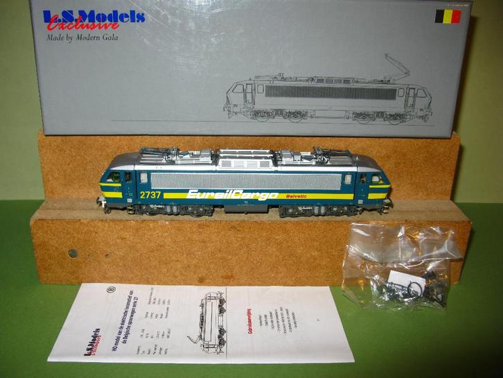 LS MODELS HO : E-lokomotief 2737 - NMBS nr. 12068, Hobby en Vrije tijd, Modeltreinen | H0, Zo goed als nieuw, Locomotief, Gelijkstroom