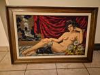 Canvasschilderij wandtapijt naakte vrouw, Ophalen