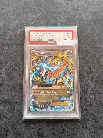 Pokémon M Charizard EX #69 PSA 10, Enlèvement ou Envoi, Comme neuf, Plusieurs cartes