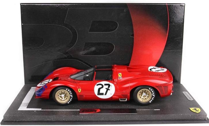 Ferrari 365 P2/3 #21 TECNOMODEL & 330 P3 #27 BBR 1:18 ZOEKEN, Hobby en Vrije tijd, Modelbouw | Auto's en Voertuigen, Nieuw, Auto