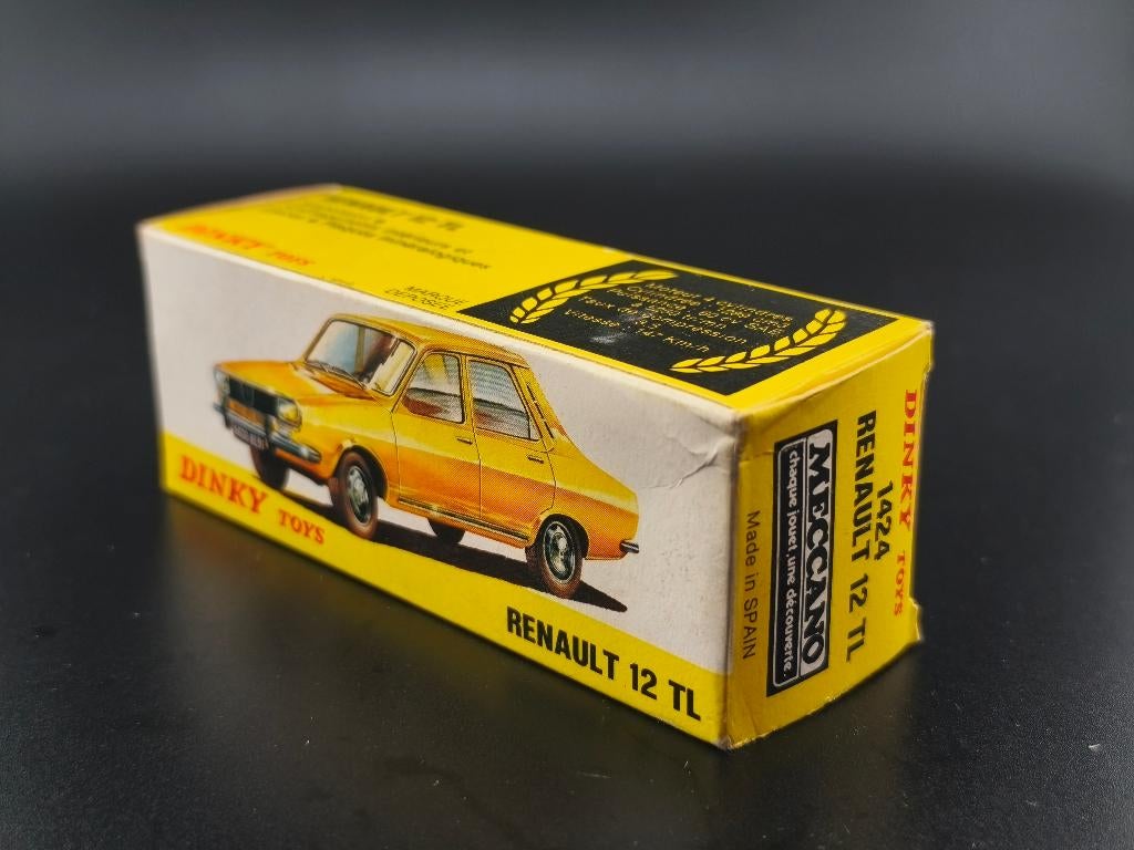 BOITE VIDE REPRO COPY DINKY TOYS RENAULT 12 MADE IN FRANCE N°1424