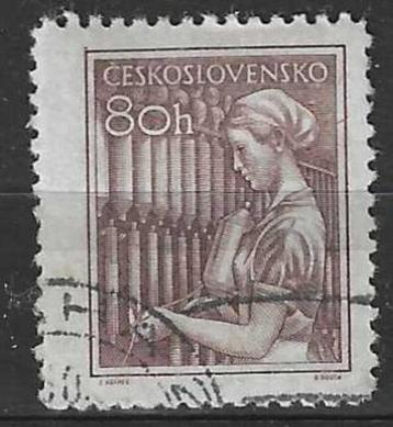 Tsjechoslowakije 1954 - Yvert 758 - Arbeiders (ST) beschikbaar voor biedingen