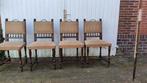 4 Antieke stoelen uit 1810 met Leeuwenkoppen. De stoelen zij, Hout, Bruin, Zo goed als nieuw, Vier