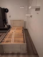 eenpersoonsbed, Huis en Inrichting, Ophalen, 90 cm, Eenpersoons, Bruin