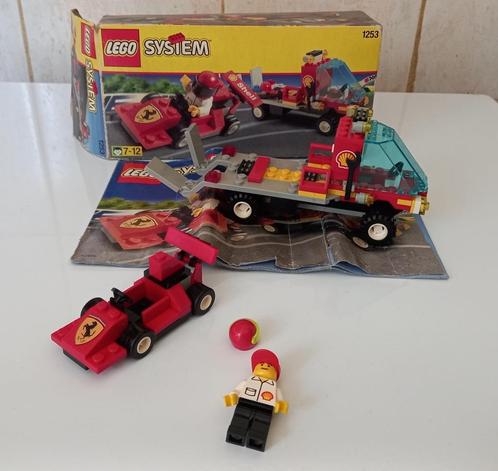 LEGO SYSTEM 1253 Ferrari Transport ZELDZAAM EN VINTAGE, Kinderen en Baby's, Speelgoed | Duplo en Lego, Gebruikt, Lego, Complete set