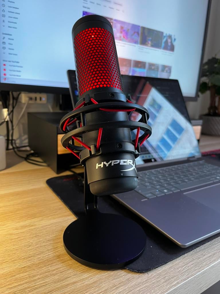 HyperX Quadcast - Parfait état !, Musique & Instruments, Microphones, Comme neuf, Micro studio, Enlèvement ou Envoi