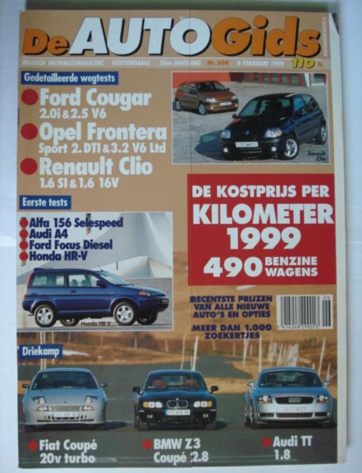 AutoGids 504, Boeken, Auto's | Folders en Tijdschriften, Gelezen, Algemeen, Verzenden