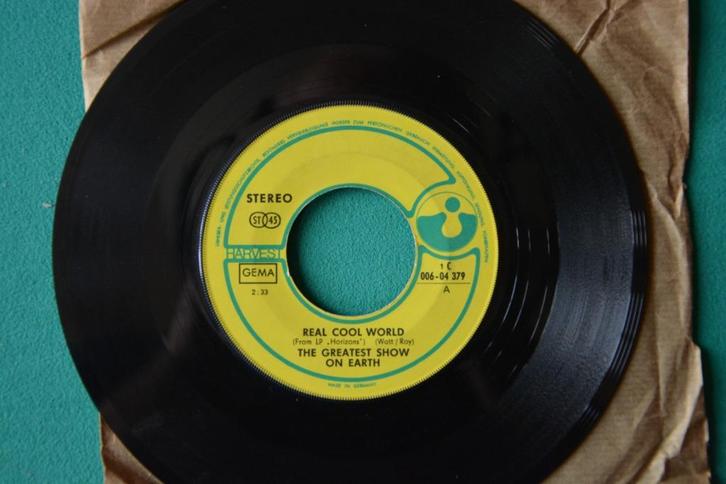 The Greatest Show On Earth – Real Cool World - singel (0), Cd's en Dvd's, Vinyl Singles, Zo goed als nieuw, Single, Rock en Metal