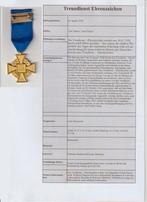 1938 Médaille 'Fur Treue Dienste' + photo + carte postale, Envoi, Autres, Emblème ou Badge