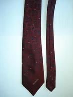 Pierre Cardin Das Cravate neck tie Bordeaux burgundy paisley, Kleding | Heren, Verzenden, Pierre Cardin, Met patroon, Gedragen