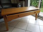 Woonkamertafel - Franse eikenhouten salontafel, Ophalen, Gebruikt, 100 tot 150 cm, Eikenhout