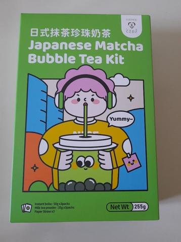 Kit de thé à bulles japonais au matcha - neuf et non ouvert 