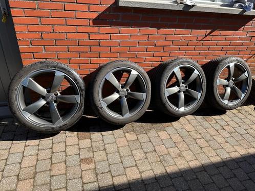 18” audi rotor *banden zgan*, Auto-onderdelen, Banden en Velgen, Band(en), Zomerbanden, 18 inch, 245 mm, Personenwagen, Gebruikt