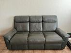 Gratis zetel met 2 elektrische relaxen, Huis en Inrichting, Minder dan 75 cm, Driepersoons, Leer, Zo goed als nieuw